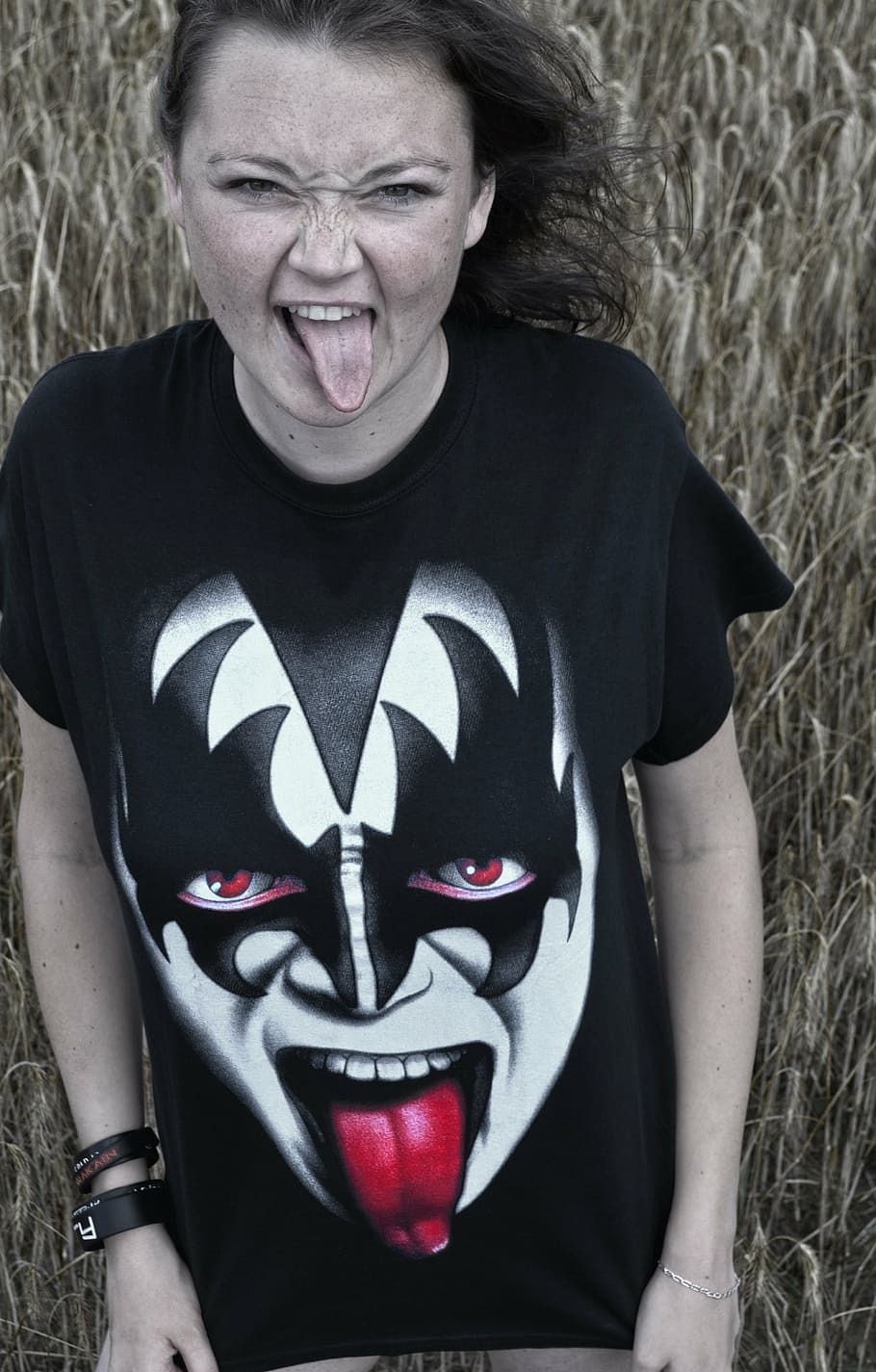 woman, one, model, expression, halloween, horror, spooky, people HD wallpaper