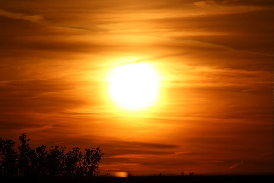 sunset, dawn, dusk, evening, cloud - sky, scenics - nature HD wallpaper