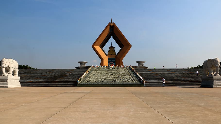 china, construction, monastery, architecture, built structure HD wallpaper
