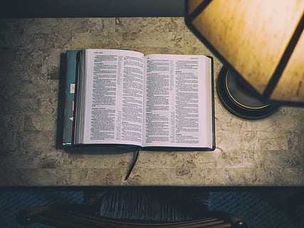 book, reading, desk, study, lamp, publication, indoors, table HD wallpaper