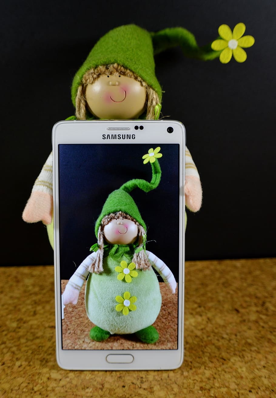 imp, green, spring, cute, smartphone, samsung, representation HD wallpaper