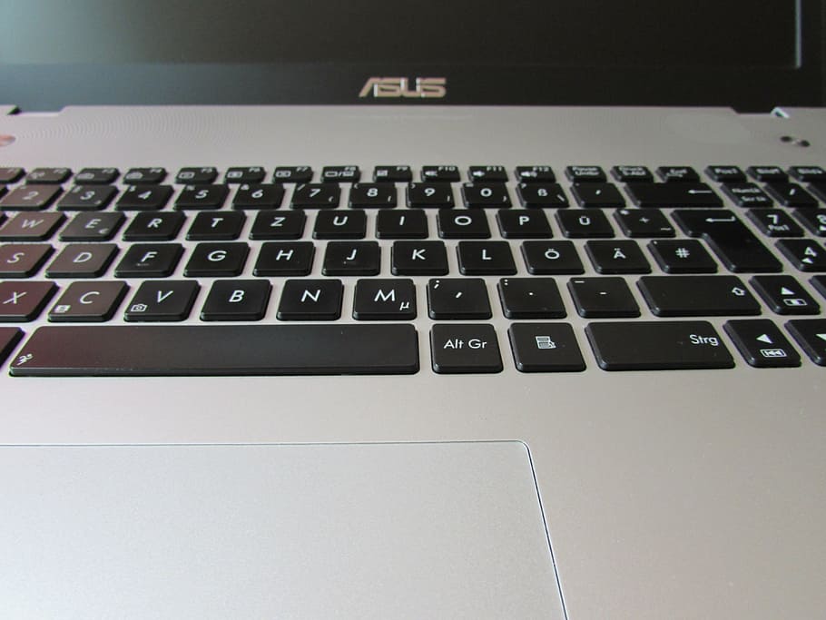 notebook, keyboard, keys, laptop, pc, computer, black, technology HD wallpaper