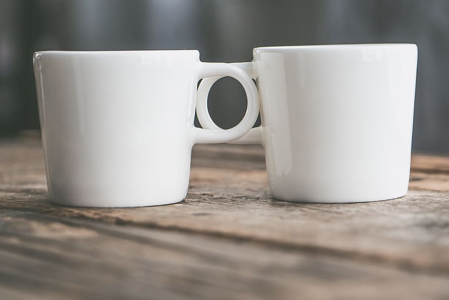 blur, ceramic cup, close-up, coffee cup, cups, depth of field HD wallpaper