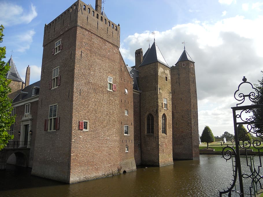 chateau, heemskerk, netherlands, built structure, architecture HD wallpaper