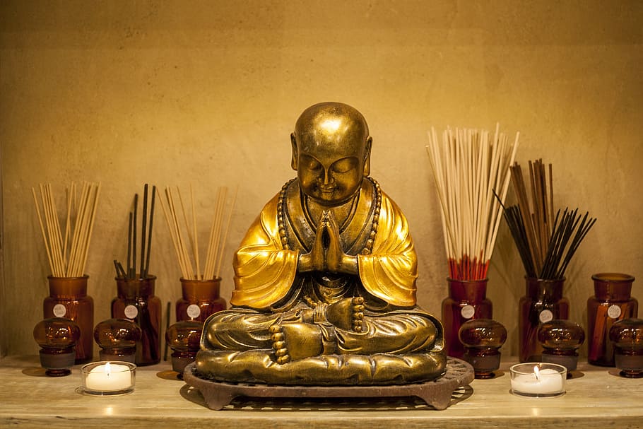 decoration, religion, statue, sculpture, indoors, belief, spirituality HD wallpaper