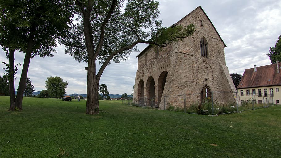 lorsch, monastery, building, plant, architecture, built structure HD wallpaper