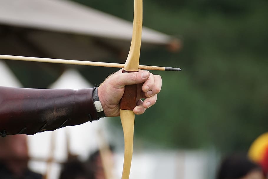 arrow, arch, archery, objectives, bogensport, tense, concentration HD wallpaper