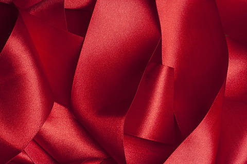 red, fabric, textile, macro, detail, color image, nobody, backgrounds HD wallpaper