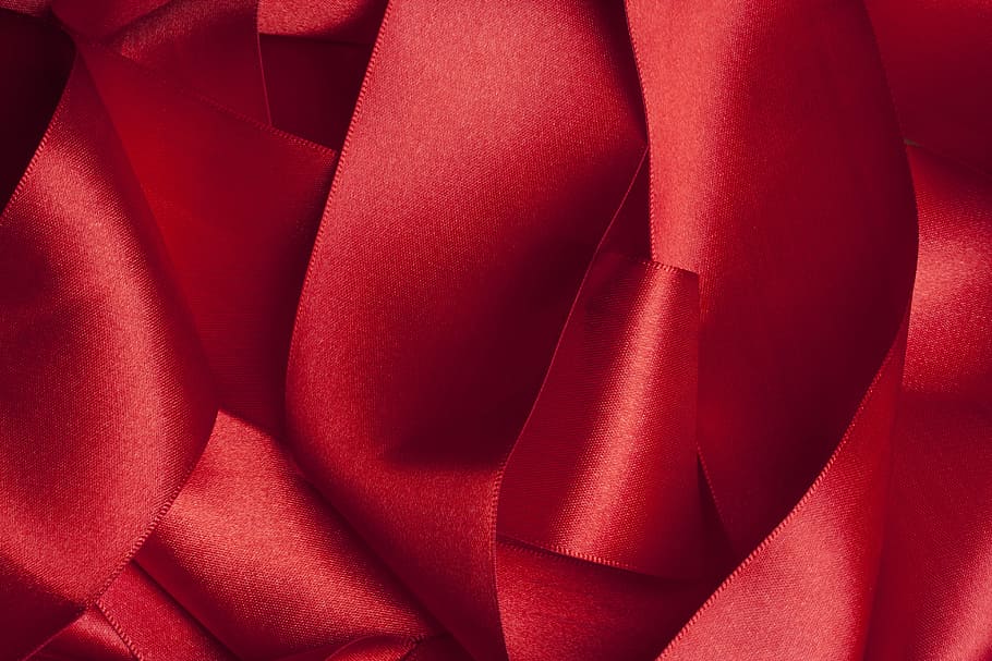 red, fabric, textile, macro, detail, color image, nobody, backgrounds HD wallpaper