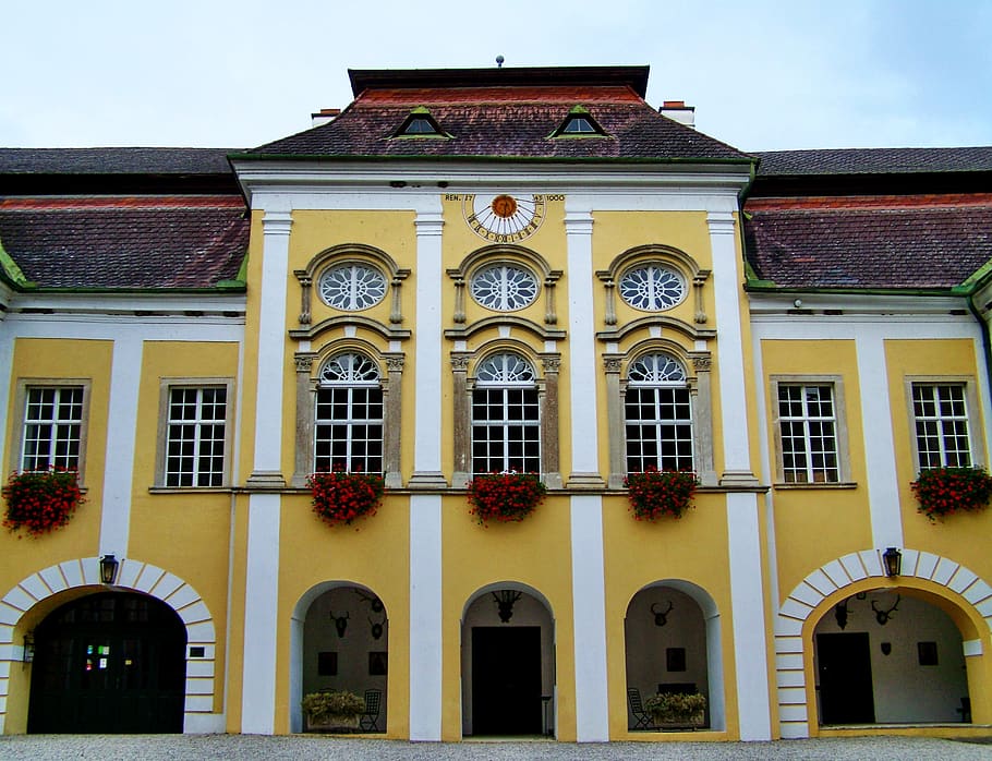 castle, gobelsburg, austria, building exterior, architecture HD wallpaper