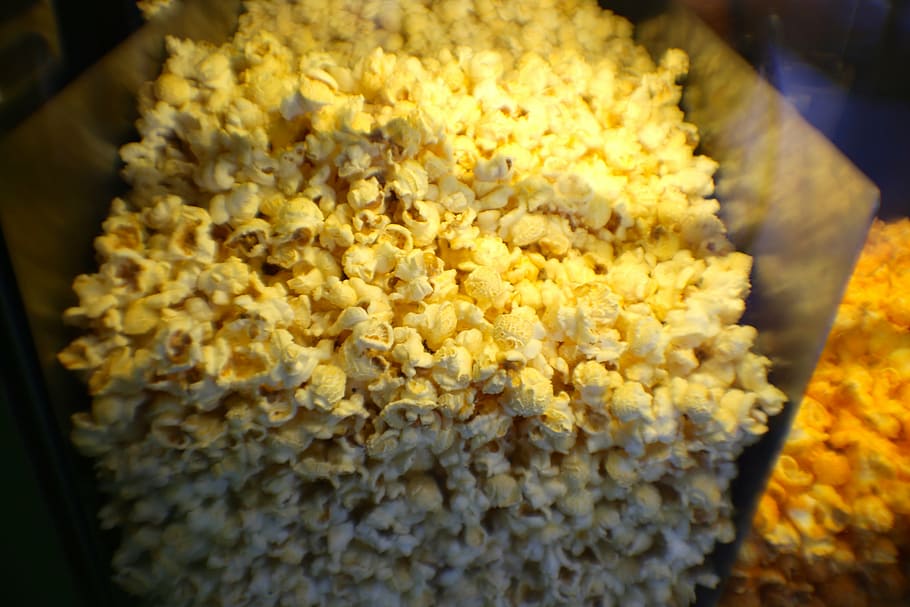 popcorn, flavored, candy store, food, snack, freshness, close-up HD wallpaper