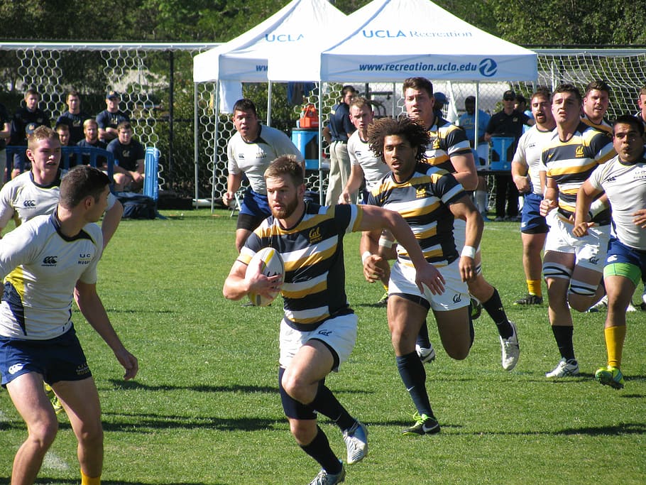 Rugby, Cal, Berkeley, Tournament, large group of people, sport