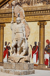 ancient, roman empire, armor, caesar, culture, fighter, gladiator HD wallpaper