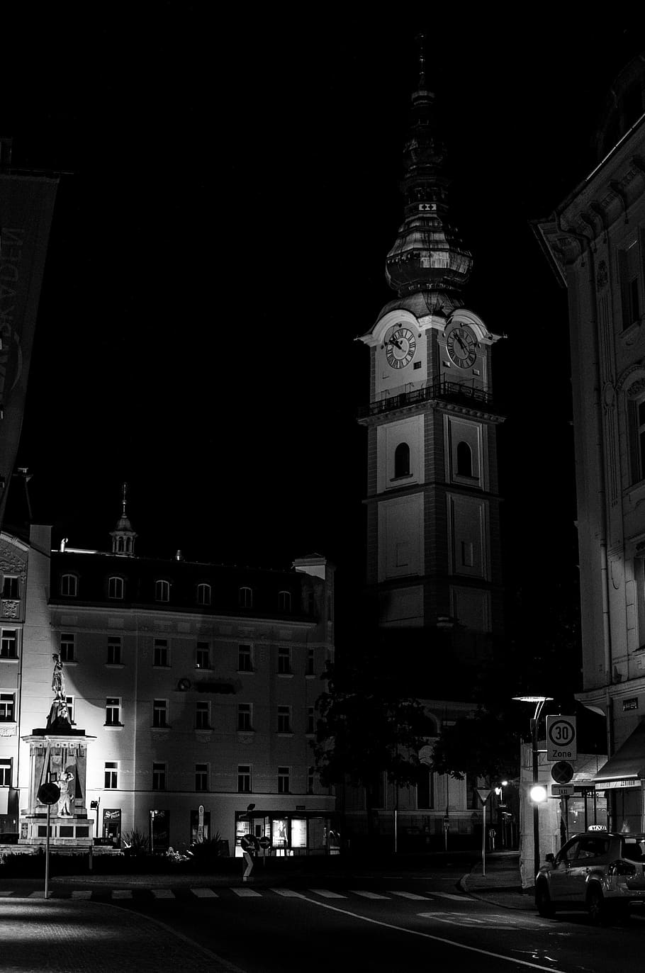 tower, night, space, dark, building, architecture, building exterior HD wallpaper