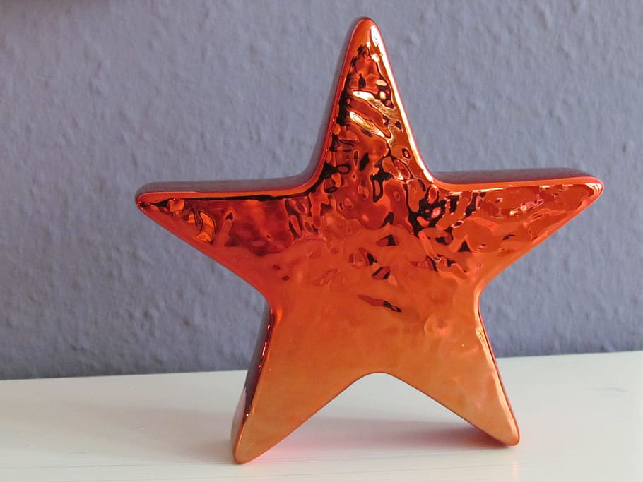 star, red, christmas, star shape, no people, close-up, indoors HD wallpaper