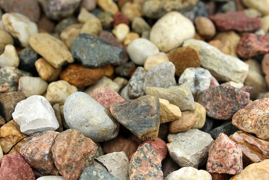 pebbles, batch, texture, stone, rock, model, the background HD wallpaper