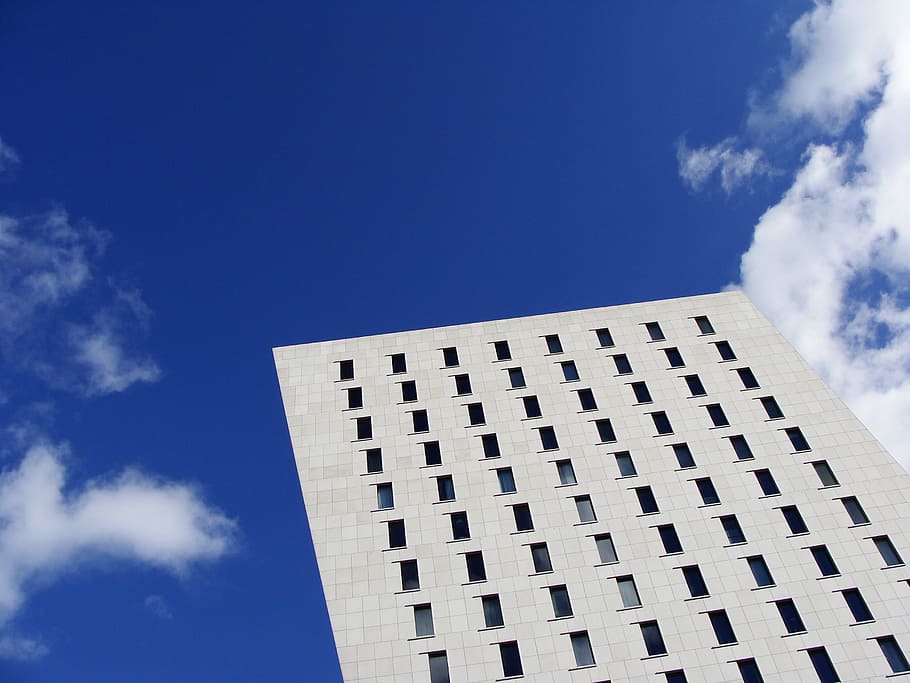 Architecture, Building, Sky, City, modern, urban, perspective HD wallpaper