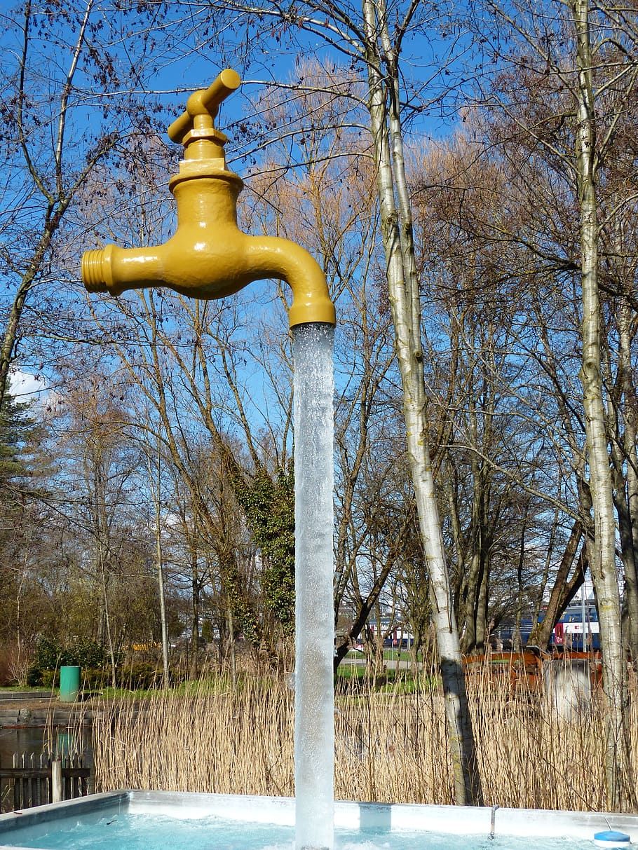 Hd Wallpaper Faucet Water Column Free Standing Floating