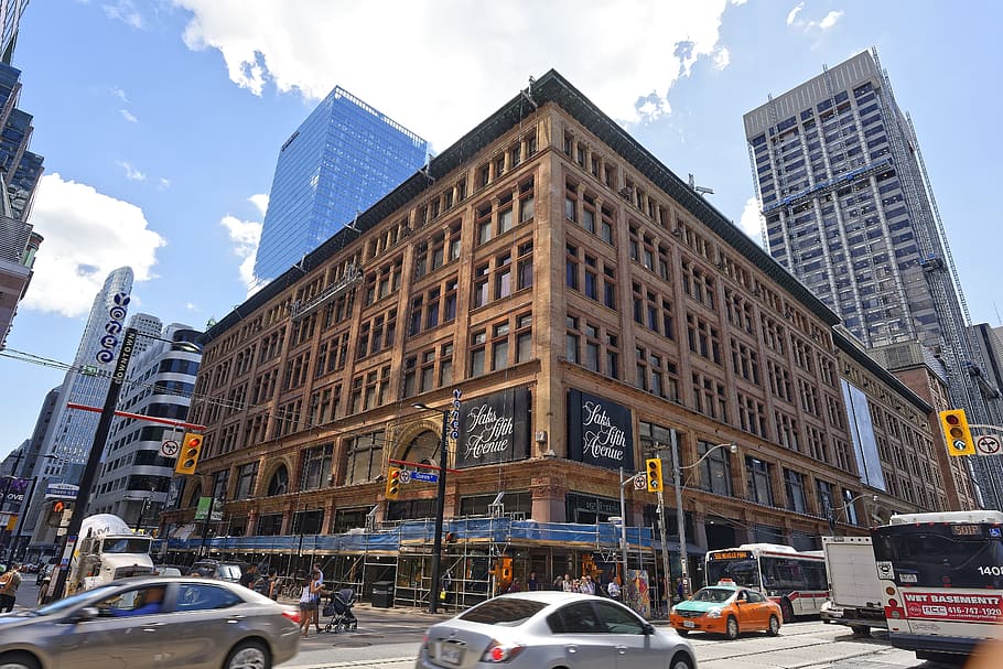 Building, Toronto, urban, car, building exterior, city, architecture HD wallpaper