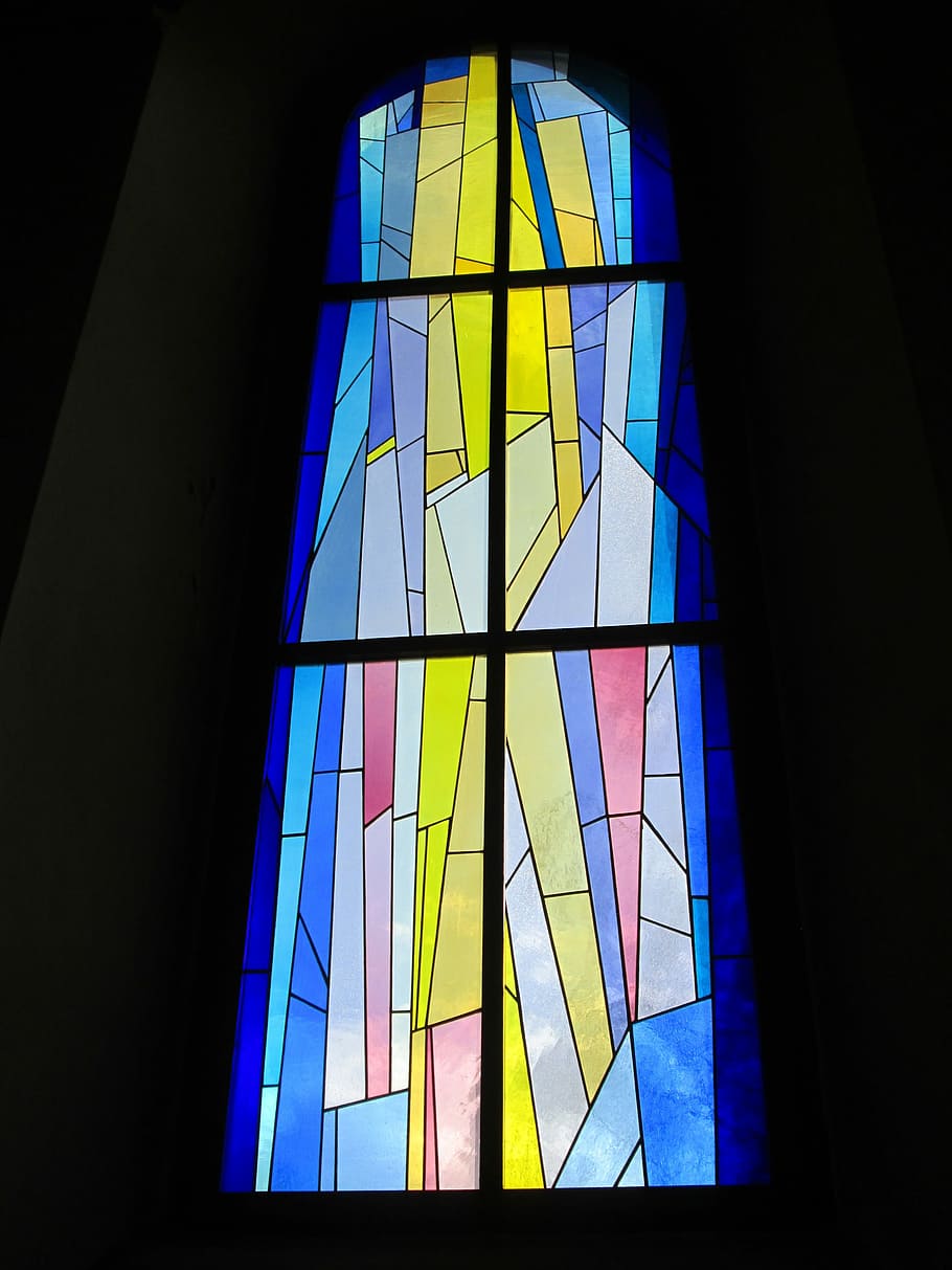 Windows, Colourful, Church, colourful windows, interior, multi colored HD wallpaper