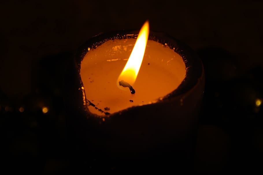 Candle, Flame, Light, Wick, Burn, burning, heat - temperature HD wallpaper