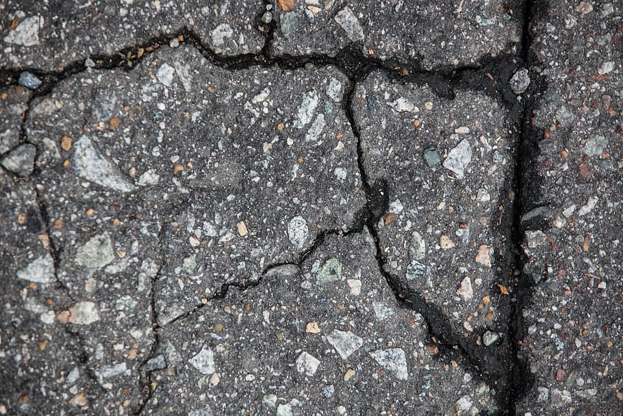 pavement, cement, road, ground, rough, pattern, street, surface HD wallpaper