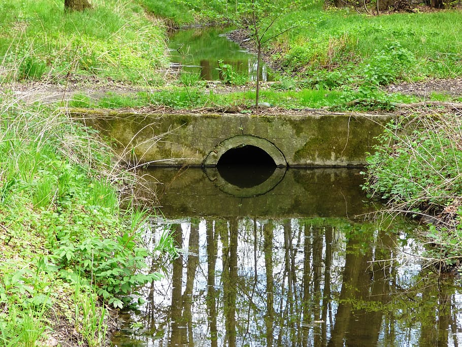 brook, stream, the brook, river, water, reflection, nature HD wallpaper