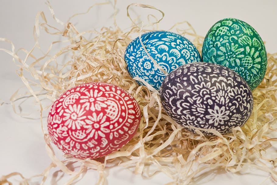 assorted eastern eggs, easter eggs, decoration, christmas decoration HD wallpaper