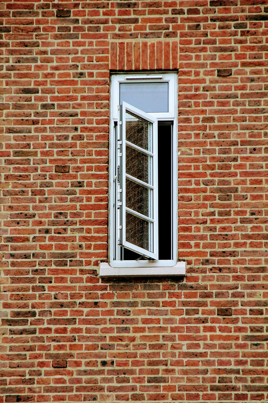 stone wall, facade, window, open window, stones, structure HD wallpaper