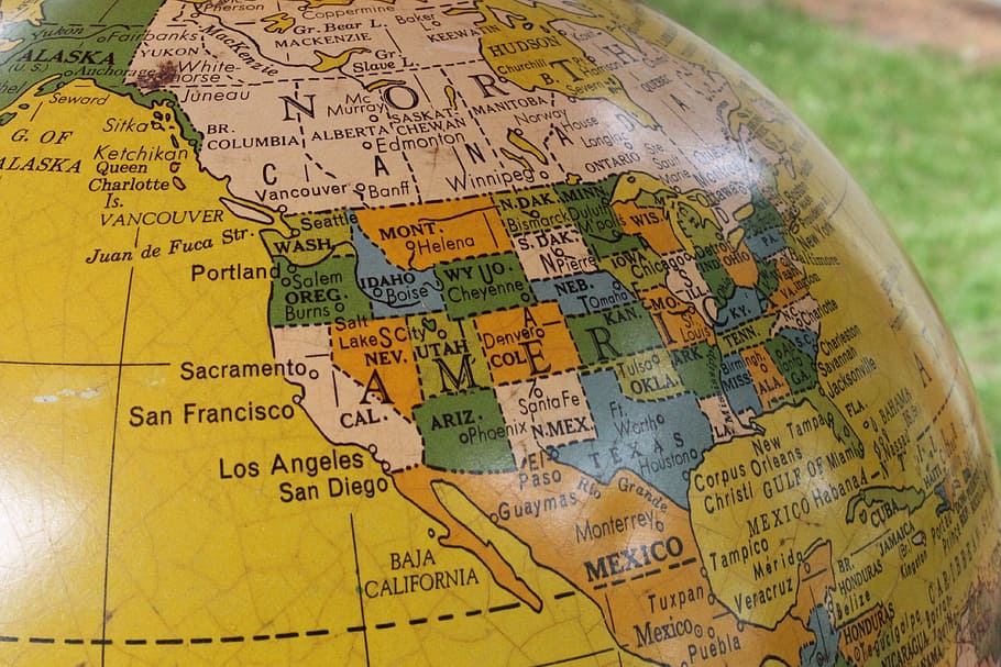 globe, vintage, world, travel, map, earth, planet, global, geography HD wallpaper