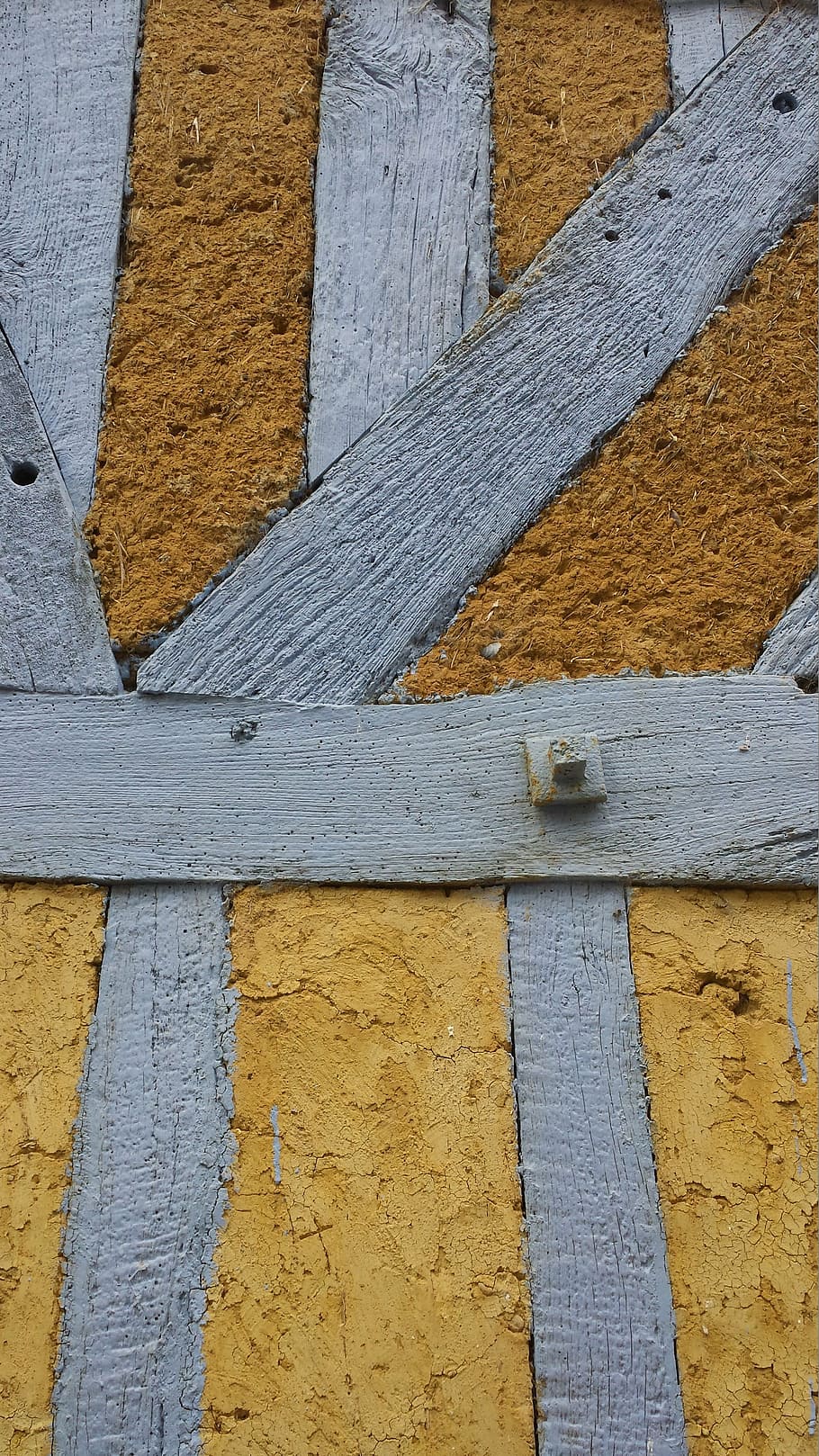 wall, stud, texture, old house, normandy, daub, backgrounds HD wallpaper