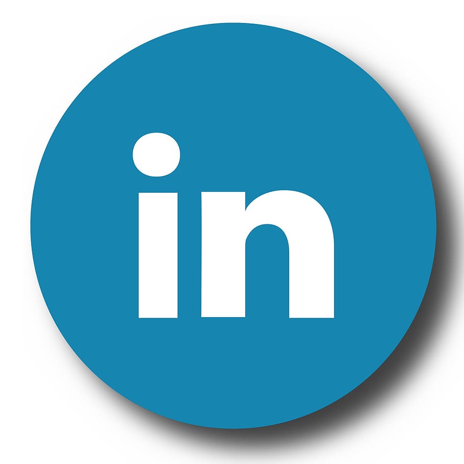 In logo, linkedin, social media, internet, network, communication