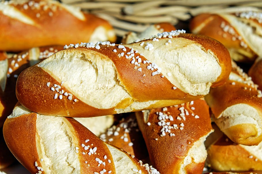 baked goods, bakery, bread, breakfast, bun, delicious, dough HD wallpaper