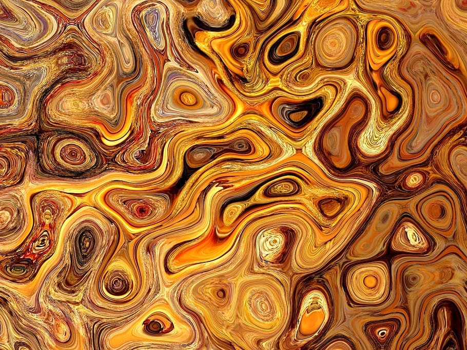 black, beige, and brown abstract painting, background, texture HD wallpaper