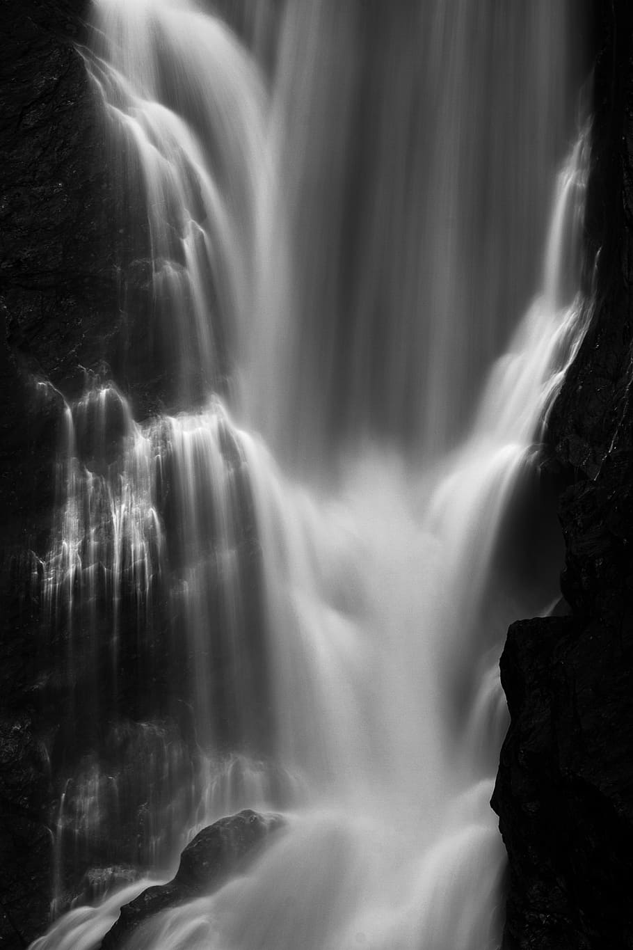 timelapse photography of waterfall, timelapse photography of waterfalls HD wallpaper