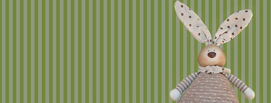 deco, decoration, dekohase, easter bunny, pattern, stripes HD wallpaper