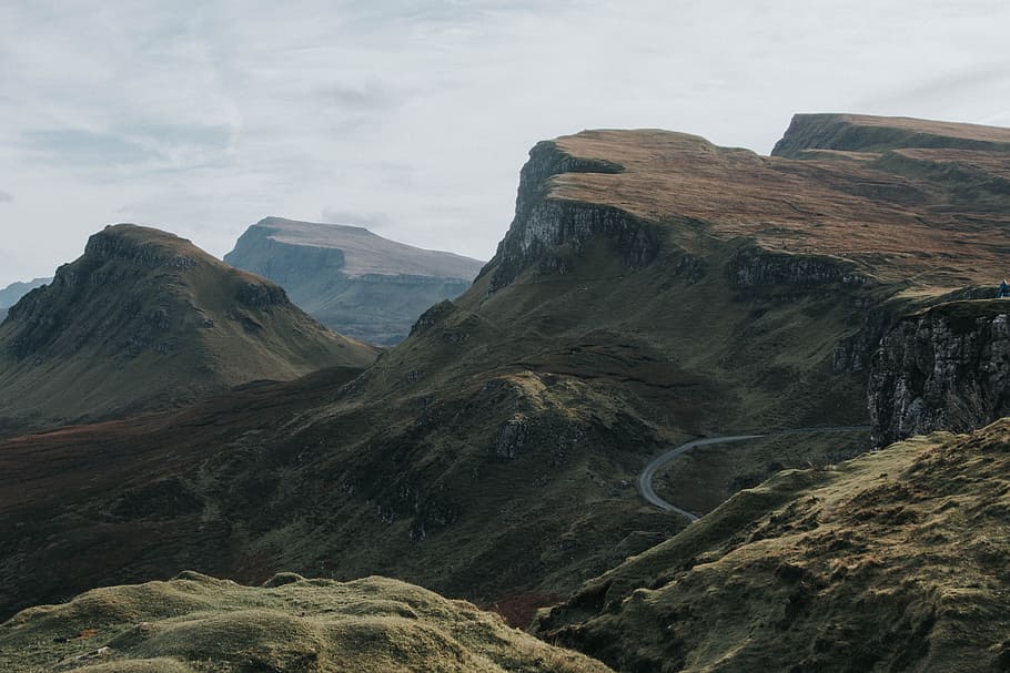nature, landscape, mountain, clouds, sky, travel, adventure HD wallpaper