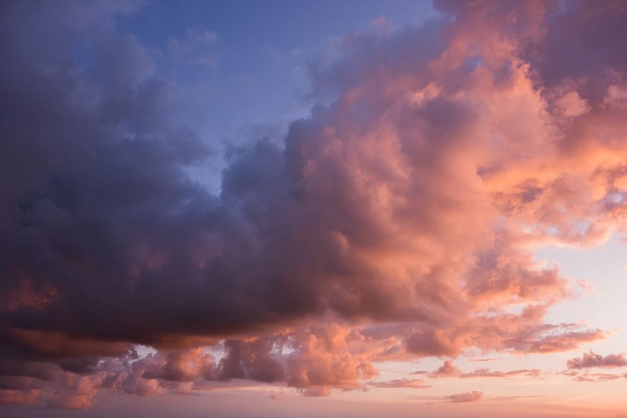 sky, dark, clouds, sunset, sunrise, cloud - sky, cloudscape HD wallpaper