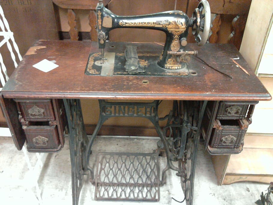 Hd Wallpaper Singer Sewing Machine Treadle Cabinet Industry