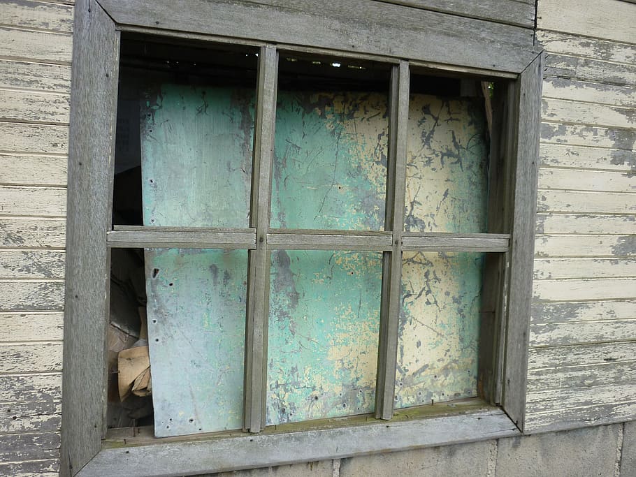 window, old, abandoned, building, grungy, closed, house, wooden HD wallpaper