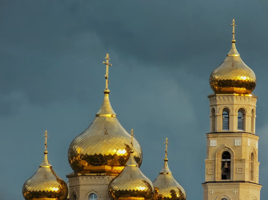 Hd Wallpaper Golden Domes The Dome Architecture Church Orthodoxy