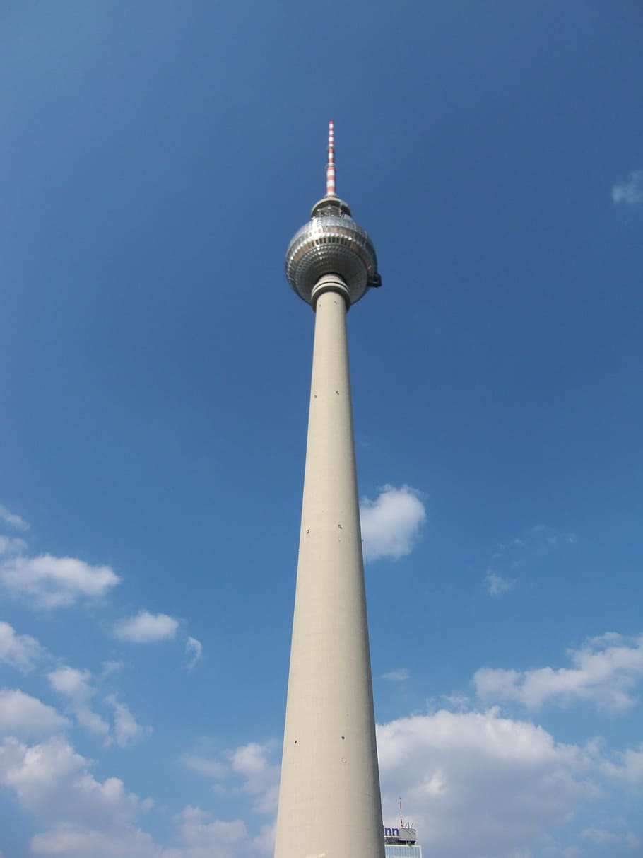 radio tower, berlin, tv tower, alexanderplatz, landmark, architecture, HD wallpaper