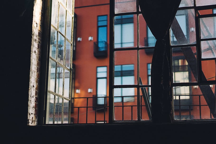 untitled, photo, brown, concrete, building, office, work, workspace HD wallpaper