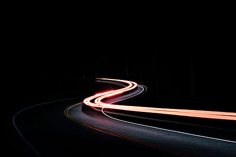 time lapse car running on road, asphalt road, Timelapse, image HD wallpaper