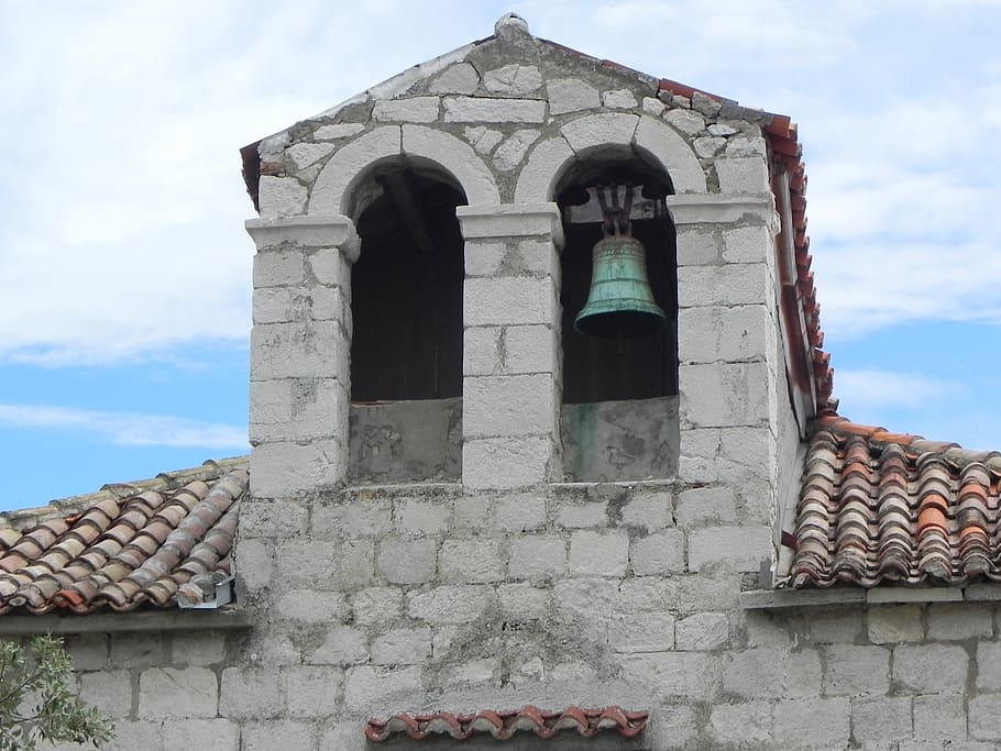 bell tower, sky, steeple, building, masonry, city, travel, old building HD wallpaper