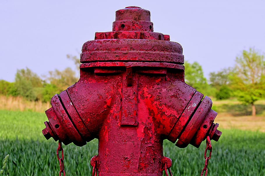 hydrant, water connection, fire extinguishing system, hdr image HD wallpaper
