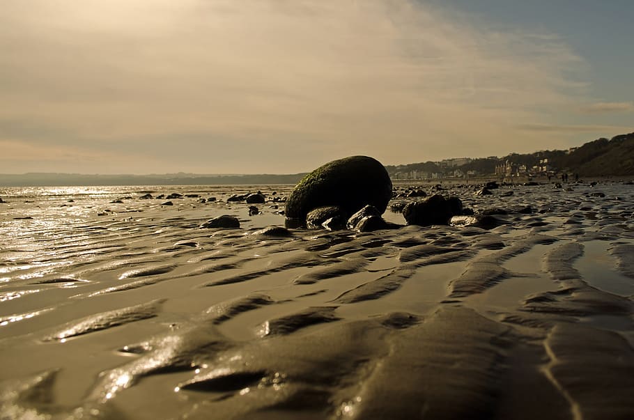 beach, background, sand, water, sea, tide, season, tourism HD wallpaper