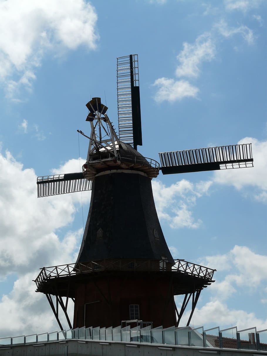 Mill, Windmill, Wing, Reel, wind reel, rotor, turn, energy HD wallpaper