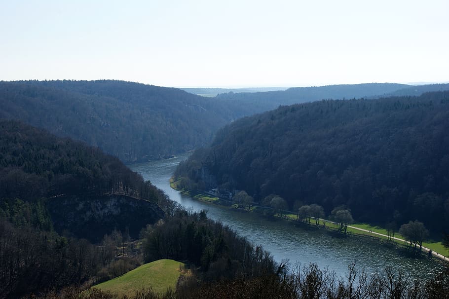 river, landscape, water, danube, scenics - nature, tree, beauty in nature HD wallpaper