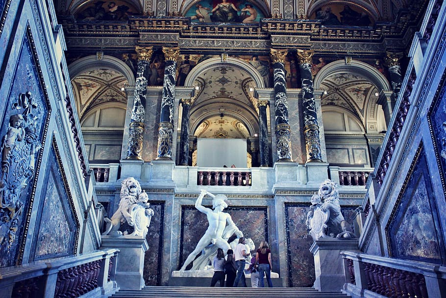 museum, statue, sculpture, ancient, architecture, history, historic HD wallpaper